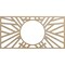 Ekena Millwork Hoover Wood Fretwork Pierced Ceiling Medallion, Birch, 32"W x 16"H x 11 7/8"ID x 1/4"T CMWP32X16X0250HOBI - alternate 1